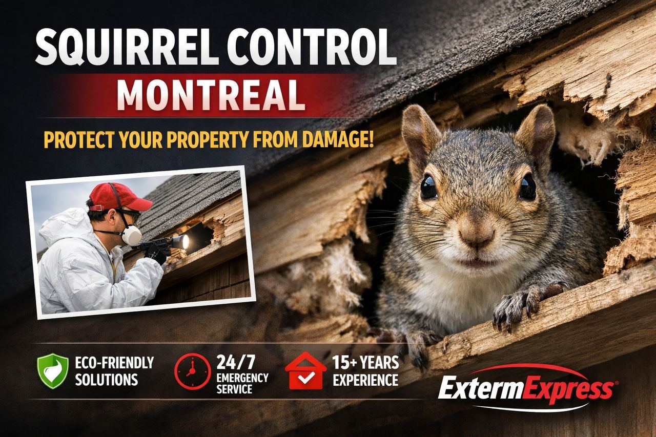 Gestion Écureuils Montréal: Protection de Votre Propriété Contre les Dégâts