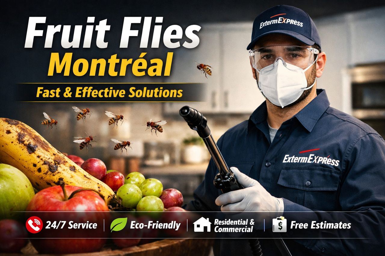 Fruit Fly Extermination Montreal: Fast and Lasting Solutions