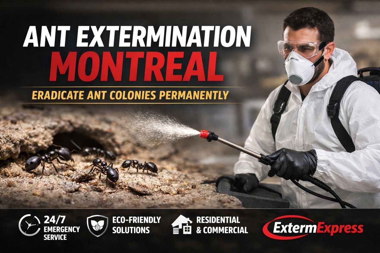 Ant Extermination Montreal: Eradicate Ant Colonies Permanently