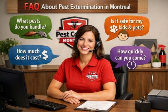 Questions Fréquentes sur l'Extermination et la Gestion Parasitaire à Montréal (FAQ)
