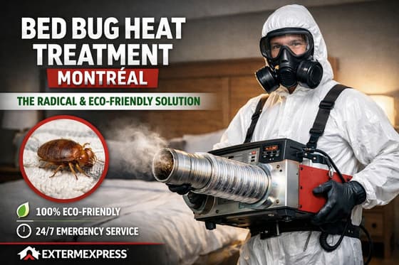 Traitement Thermique Punaises de Lit Montréal: La Solution Radicale & Écologique