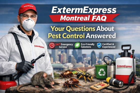 ExtermExpress Montreal FAQ: Your Questions About Pest Control Answered