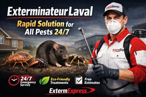 Exterminateur Laval: Solution Rapide Contre Tous les Nuisibles 24/7