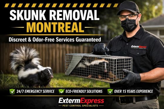 Éloignement Moufettes Montréal: Services Discrets et Sans Odeur Garanti