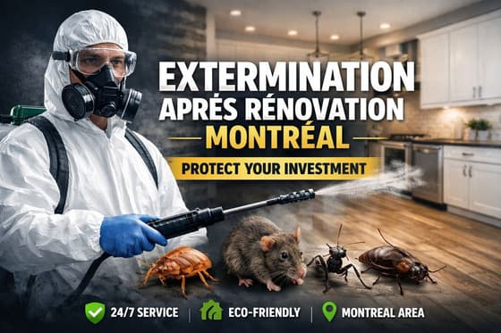 Extermination Après Rénovation Montréal: Protégez Votre Investissement