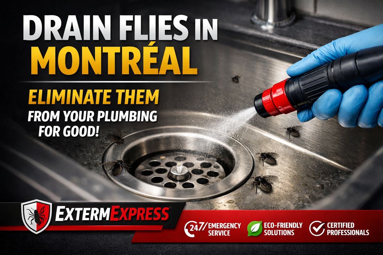 Drain Fly Extermination Montreal: Eliminate Them from Your Plumbing for Good