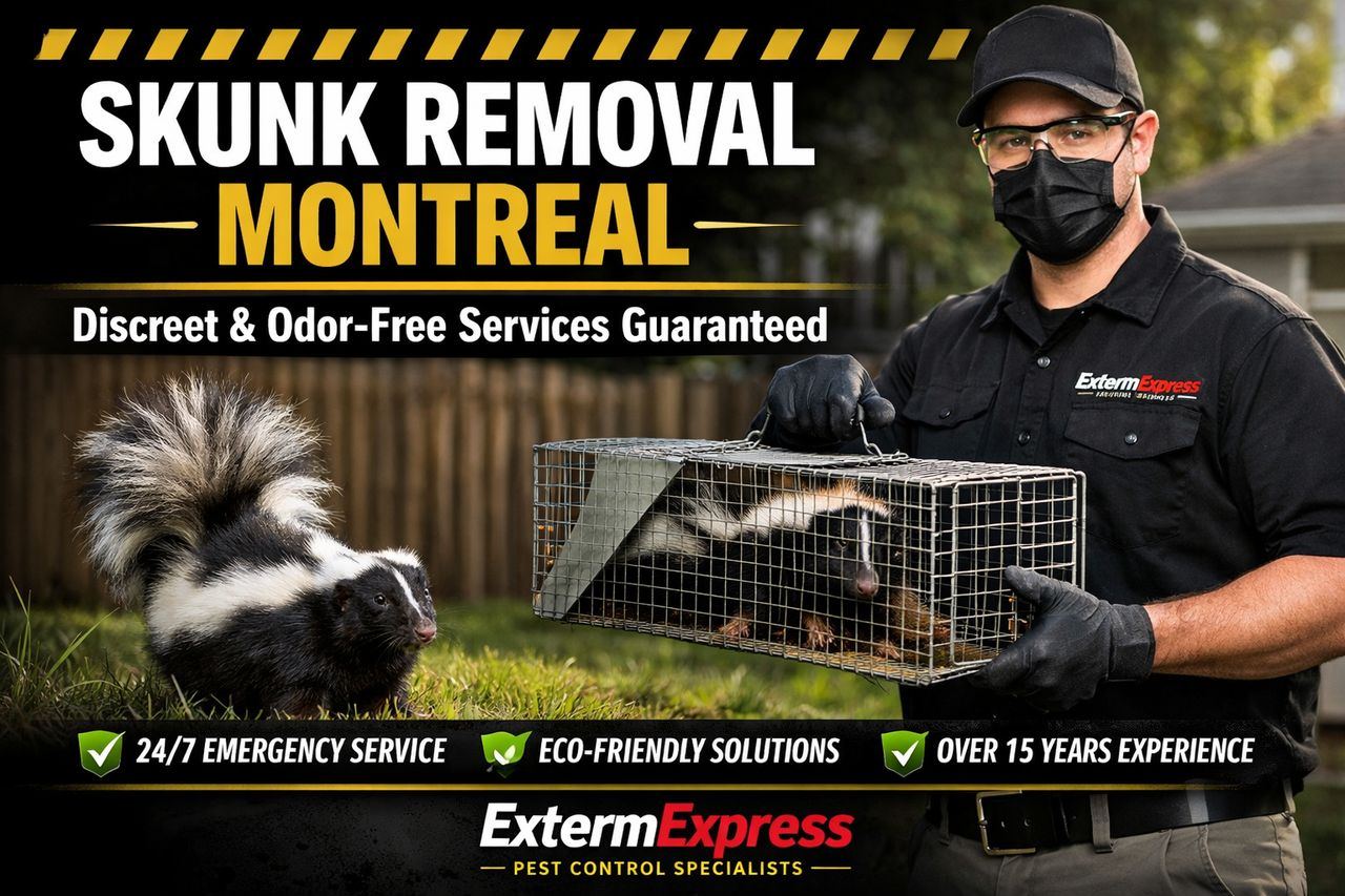 Éloignement Moufettes Montréal: Services Discrets et Sans Odeur Garanti