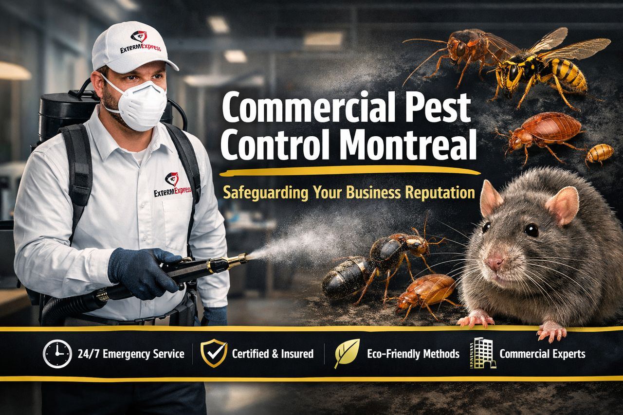 Commercial Pest Control Montreal: Safeguarding Your Business Reputation
