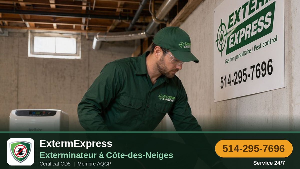 ExtermExpress, exterminateur à Côte-des-Neiges