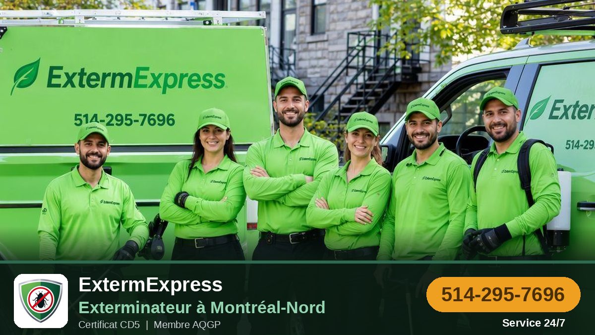 ExtermExpress, exterminateur à Montréal-Nord