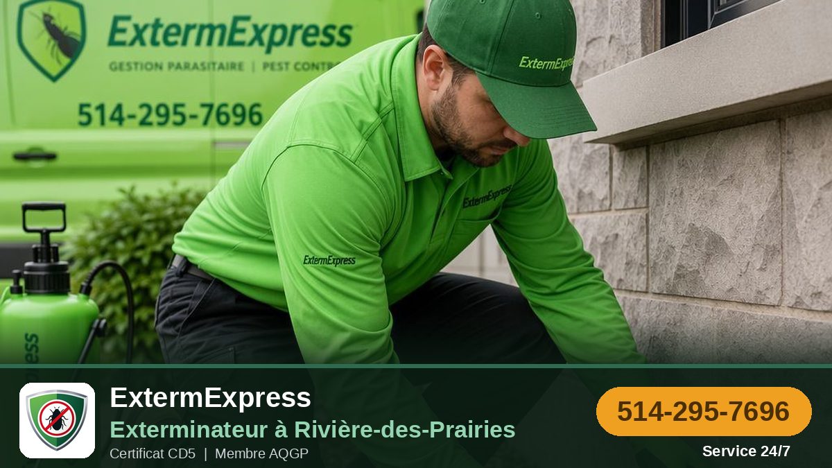 ExtermExpress, exterminateur à Rivière-des-Prairies