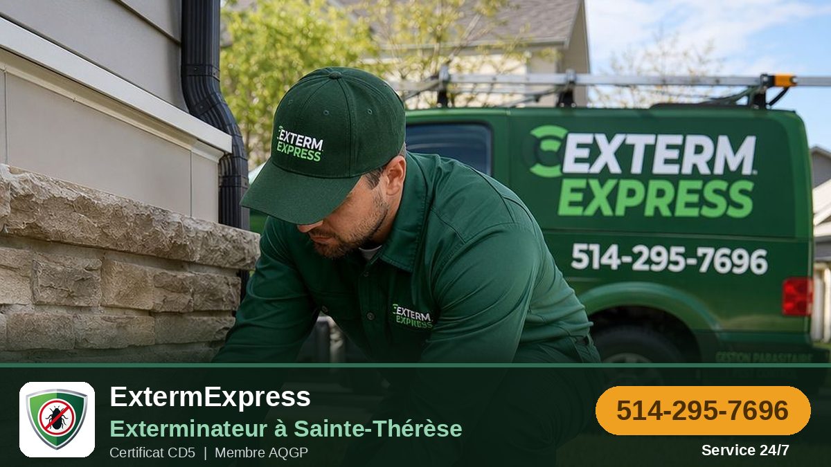 ExtermExpress, exterminateur à Sainte-Thérèse